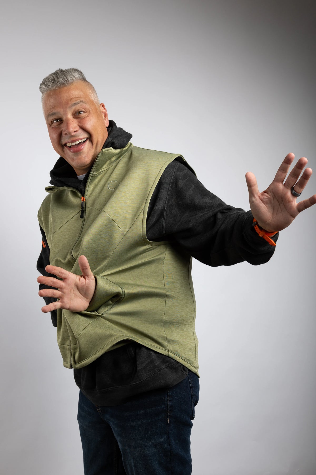 トップス ssstein OVER POCKET VEST (OW) SSSTEIN 